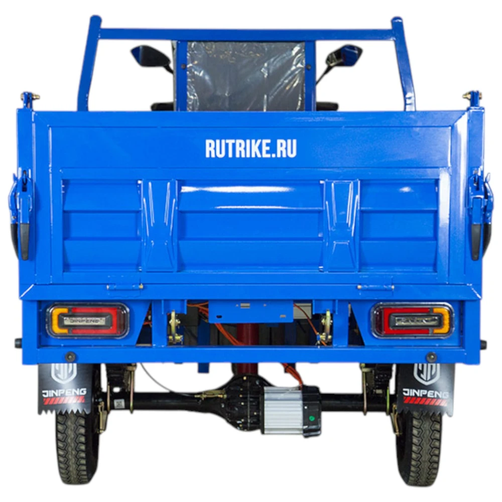 Грузовой электротрицикл Rutrike D5 1500 гидравлика (72V1500W) Тёмно-синий матовый 6