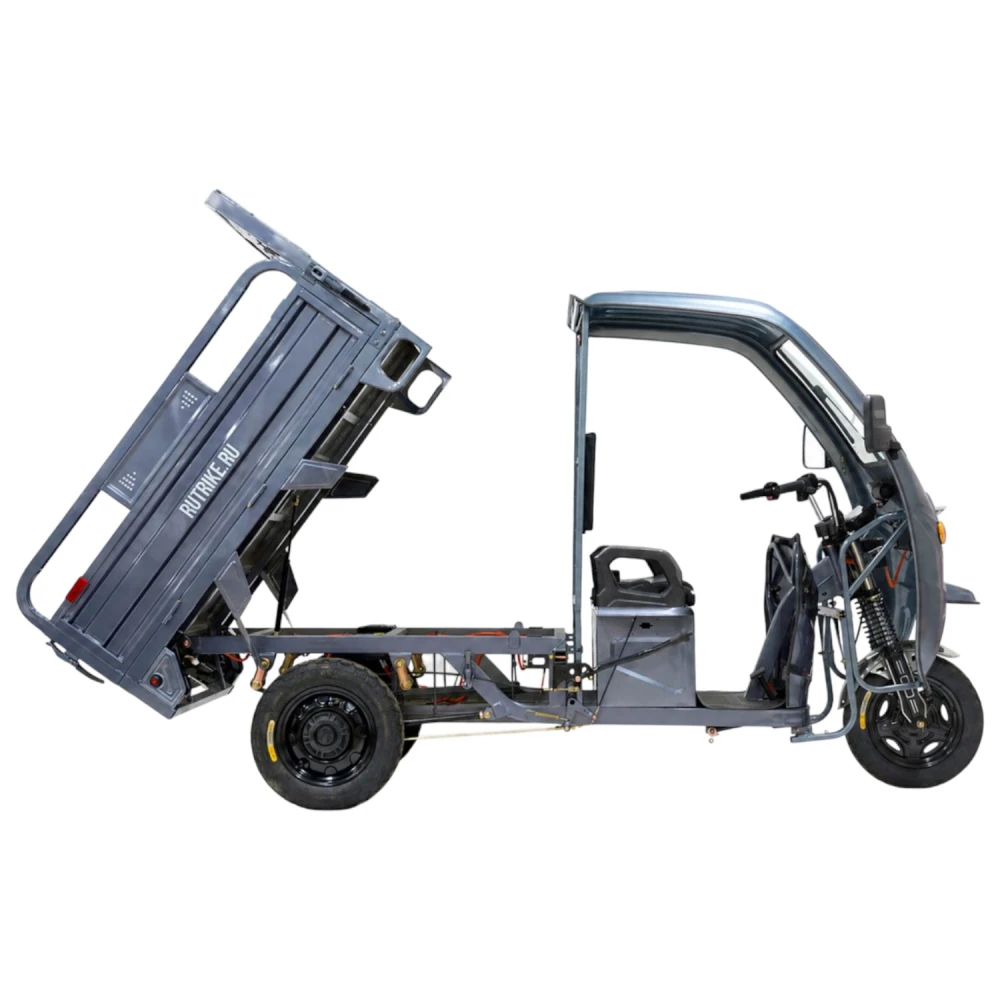 Грузовой электротрицикл Rutrike Вектор Кабина 1500 60V1200W Серый 3