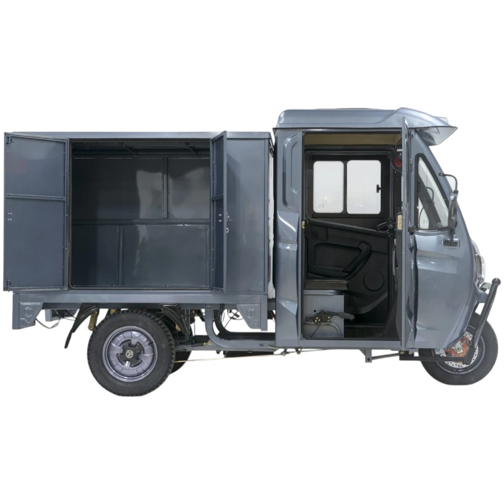 Грузовой электротрицикл Rutrike КАРГО Кабина Дуал NEXT обогрев 72V 2000W 3