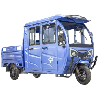 Грузовой электротрицикл Rutrike Рейс обогрев 1300 60V1200W Синий
