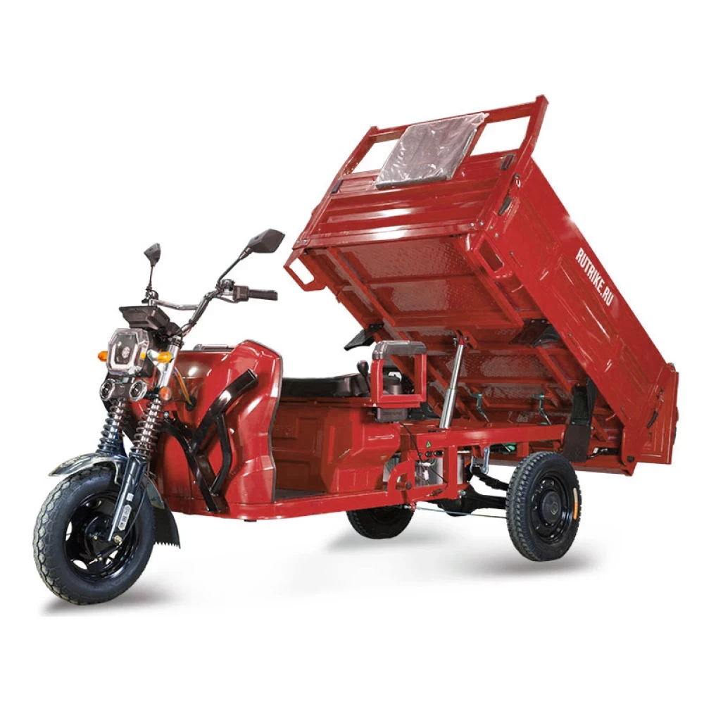 Грузовой электротрицикл Rutrike D5 1700 гидравлика (60V1200W) красный 2